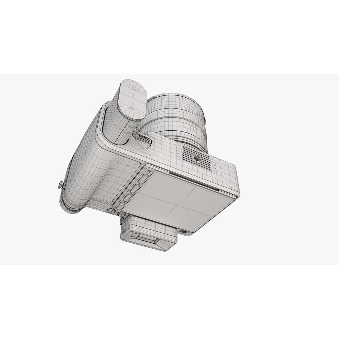 Hasselblad X2D 100c Camera 3D Model – High Poly PBR Asset, FBX - View 17