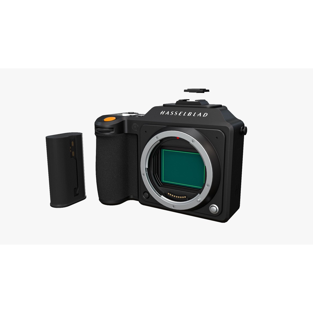 Hasselblad X2D 100c Camera 3D Model – High Poly PBR Asset, FBX - View 18