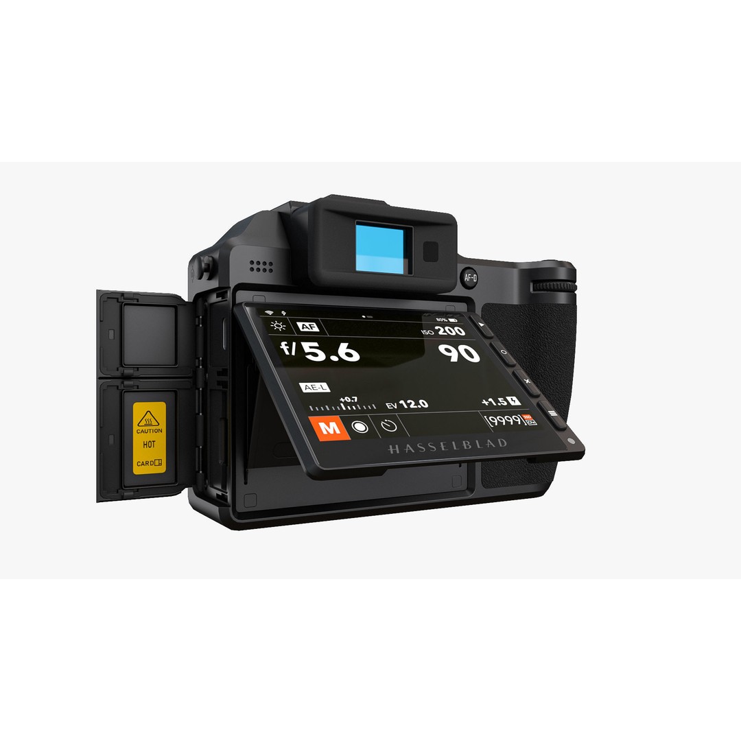 Hasselblad X2D 100c Camera 3D Model – High Poly PBR Asset, FBX - View 20