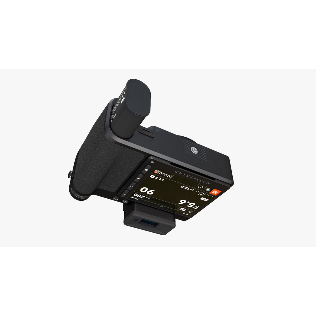 Hasselblad X2D 100c Camera 3D Model – High Poly PBR Asset, FBX - View 29