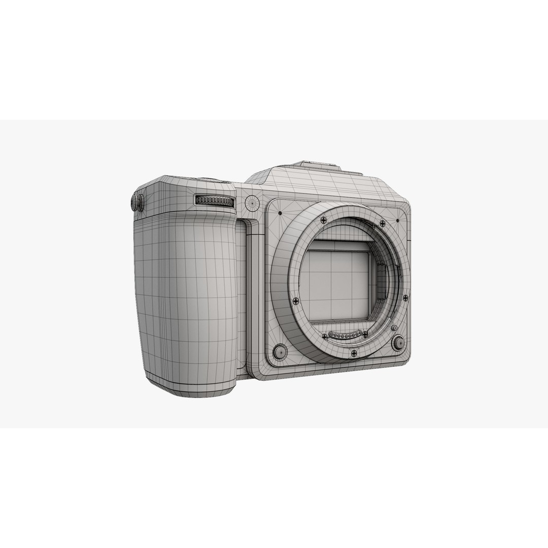 Hasselblad X2D 100c Camera 3D Model – High Poly PBR Asset, FBX - View 31