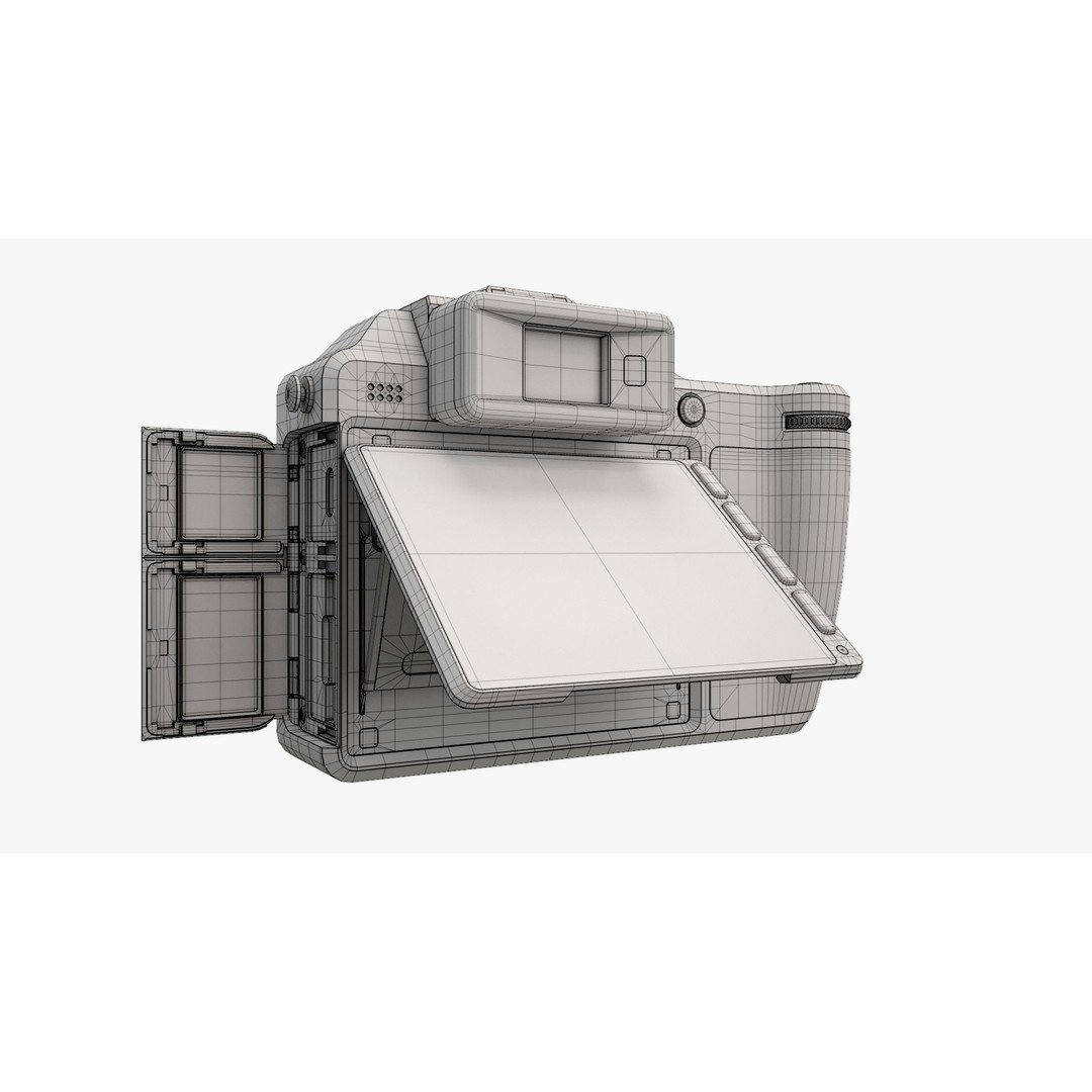 Hasselblad X2D 100c Camera 3D Model – High Poly PBR Asset, FBX - View 32