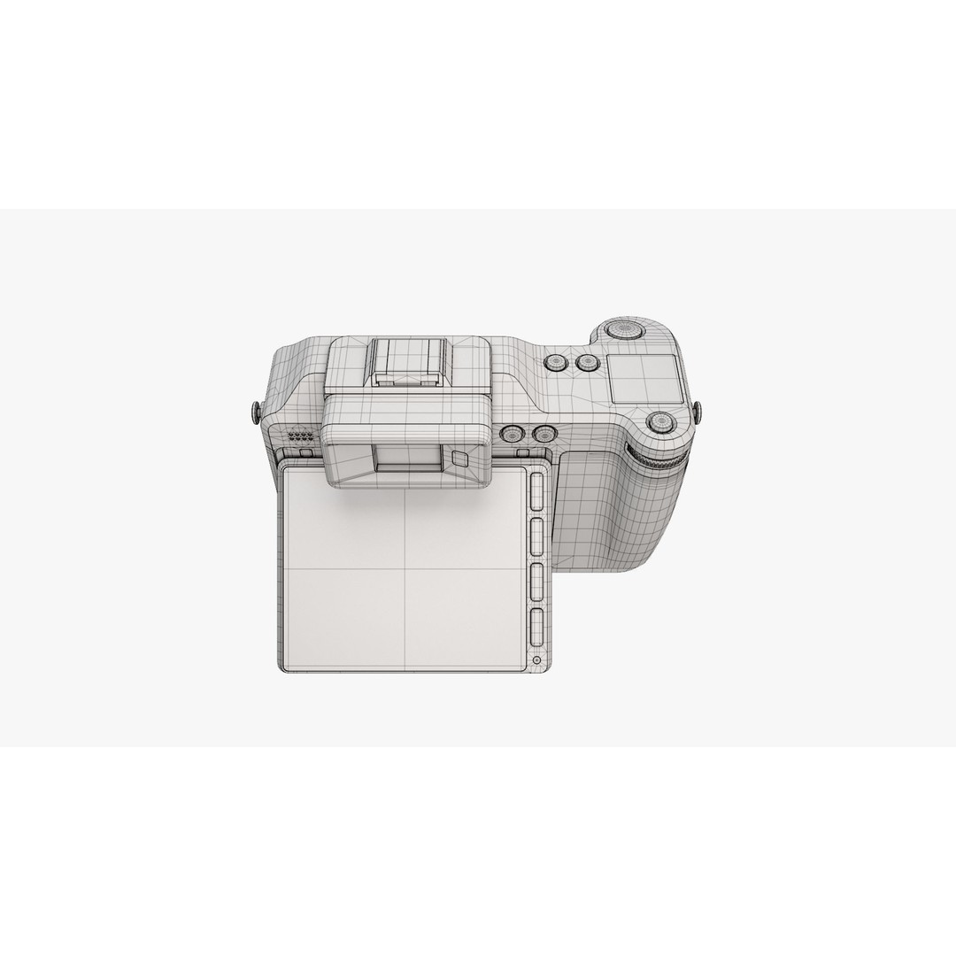 Hasselblad X2D 100c Camera 3D Model – High Poly PBR Asset, FBX - View 33