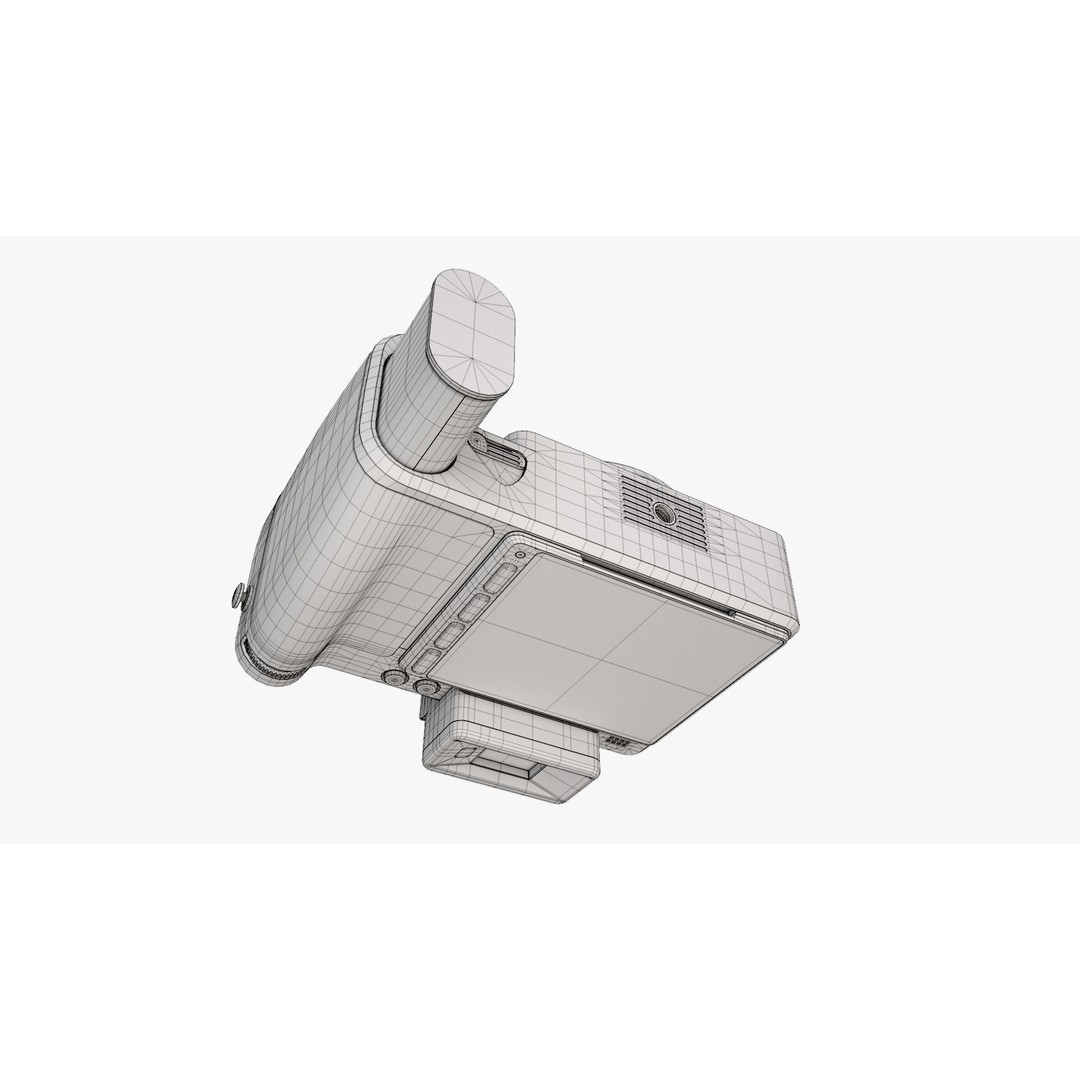 Hasselblad X2D 100c Camera 3D Model – High Poly PBR Asset, FBX - View 34