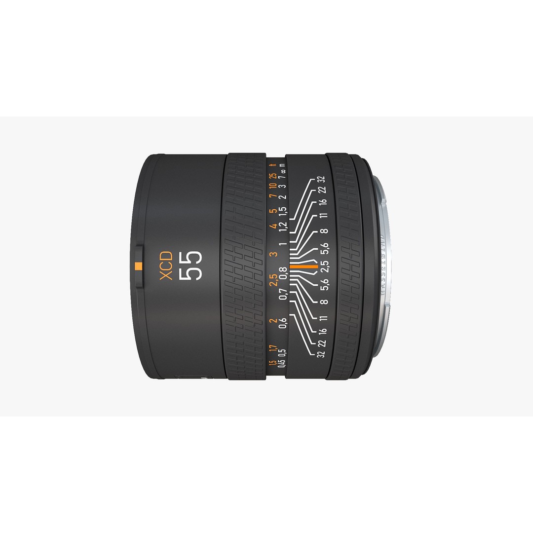 Hasselblad X2D 100c Camera 3D Model – High Poly PBR Asset, FBX - View 45