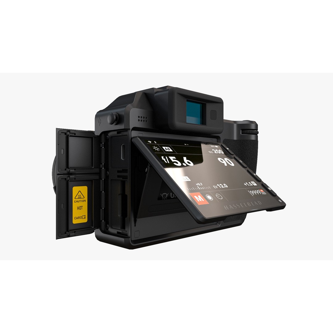 Hasselblad X2D 100c Camera 3D Model – High Poly PBR Asset, FBX - View 6