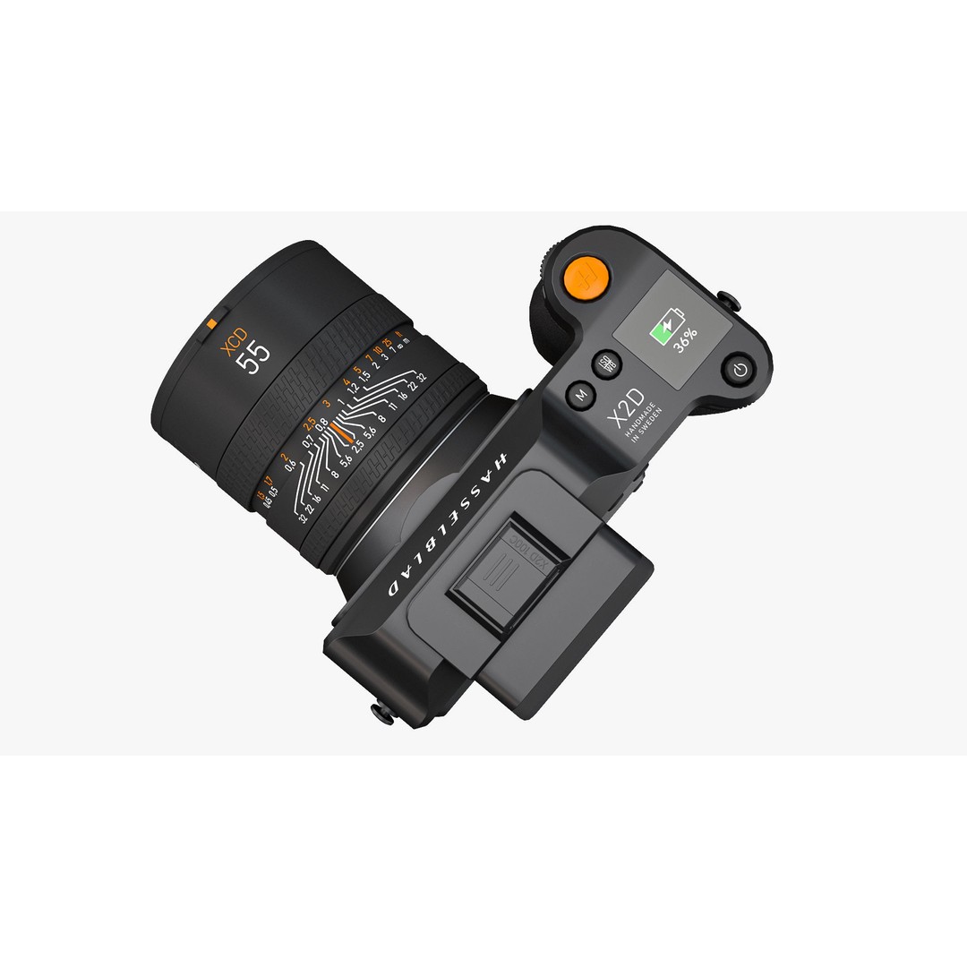 Hasselblad X2D 100c Camera 3D Model – High Poly PBR Asset, FBX - View 7