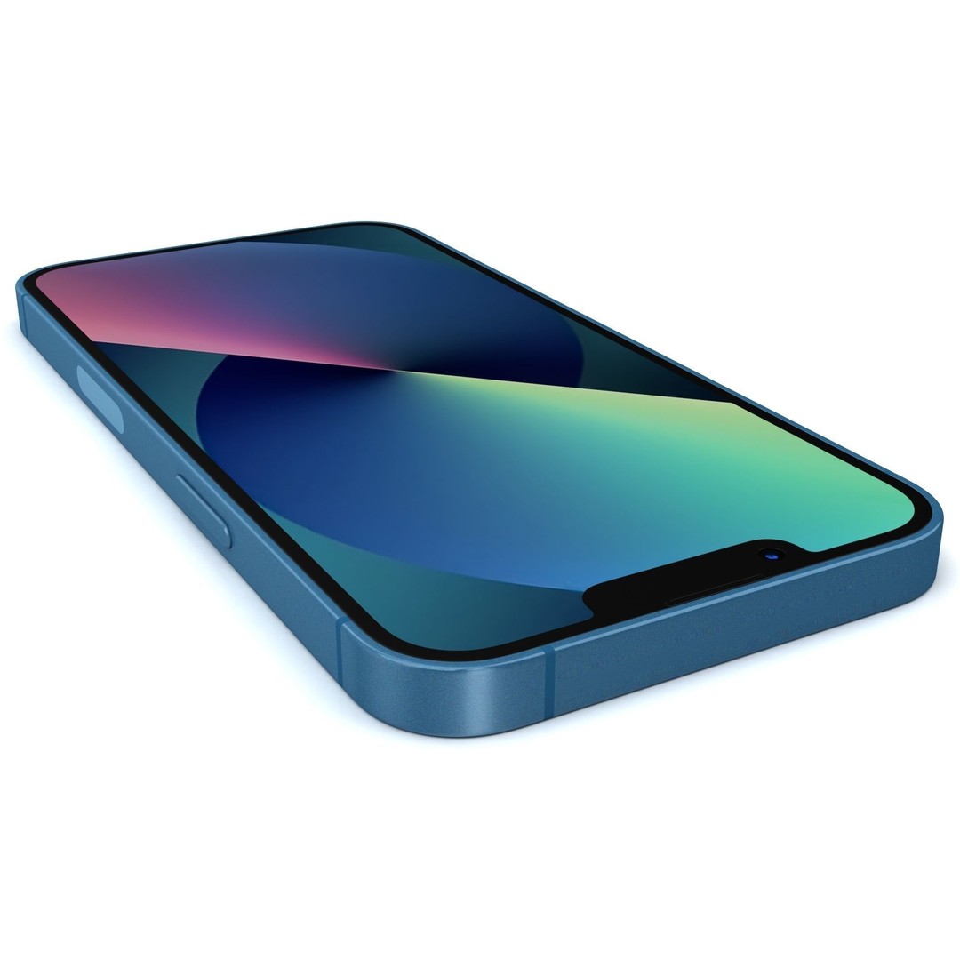 Apple iPhone 13 3D Model – High Poly PBR Asset, FBX, OBJ - View 10