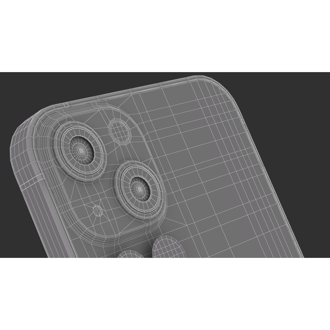 Apple iPhone 13 3D Model – High Poly PBR Asset, FBX, OBJ - View 56
