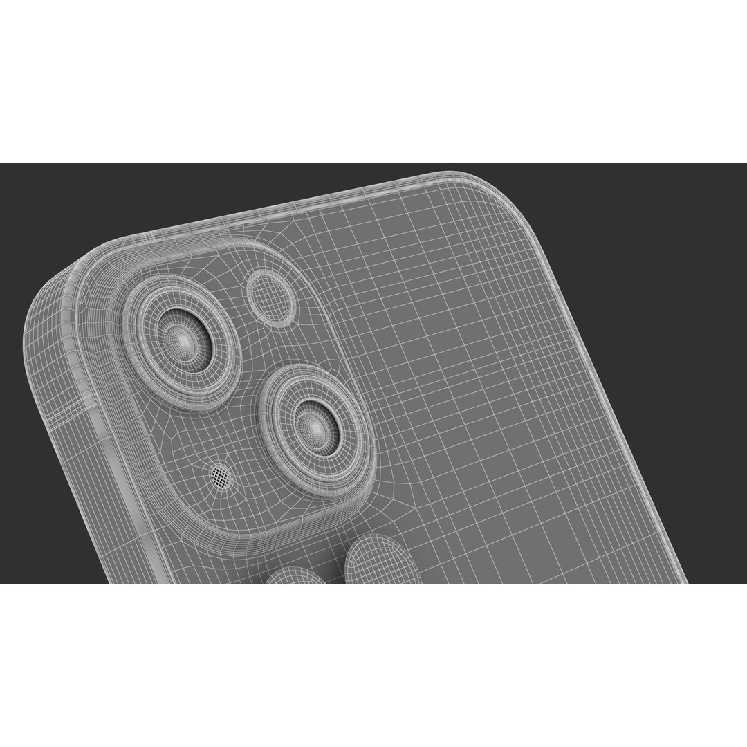 Apple iPhone 13 3D Model – High Poly PBR Asset, FBX, OBJ - View 57