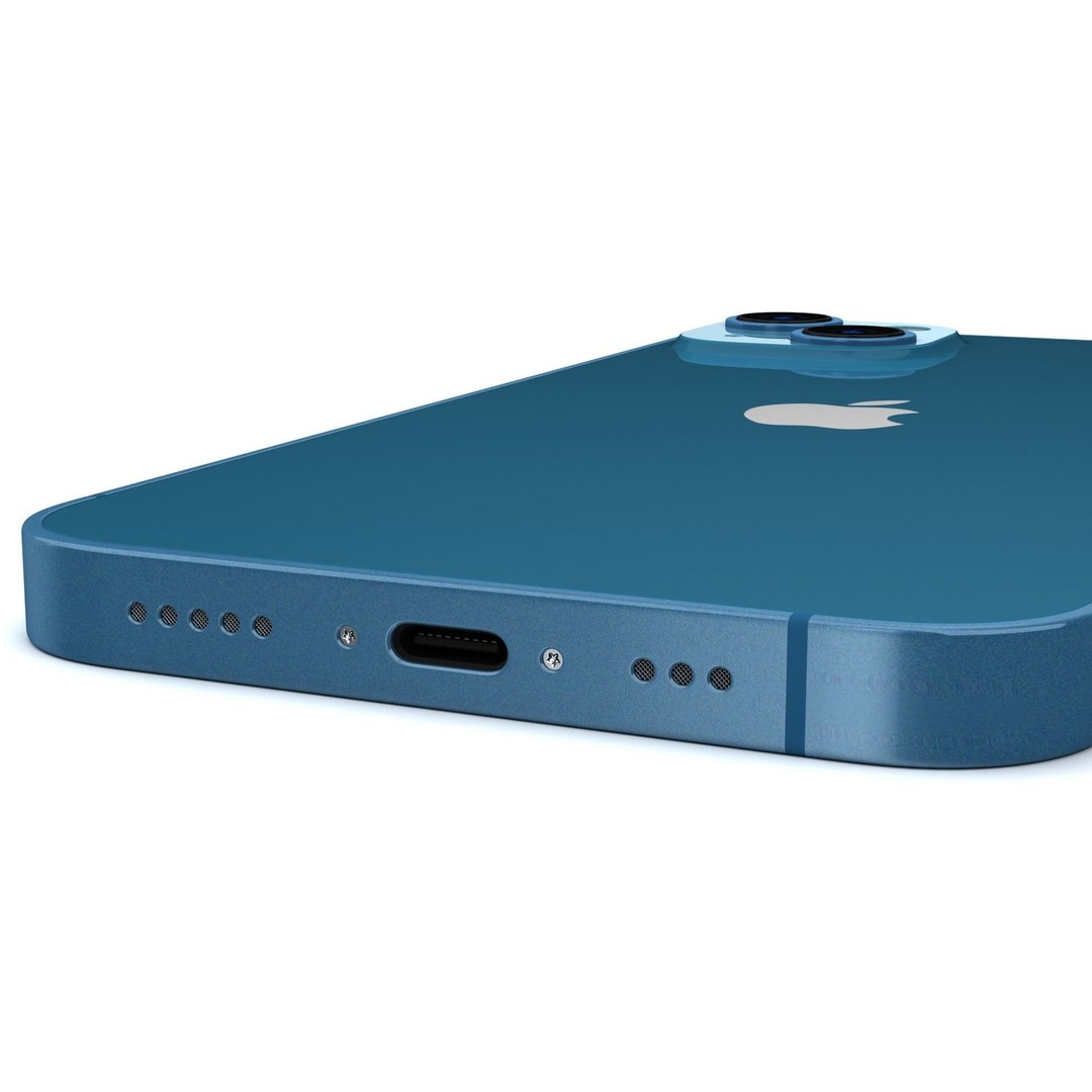 Apple iPhone 13 3D Model – High Poly PBR Asset, FBX, OBJ - View 9