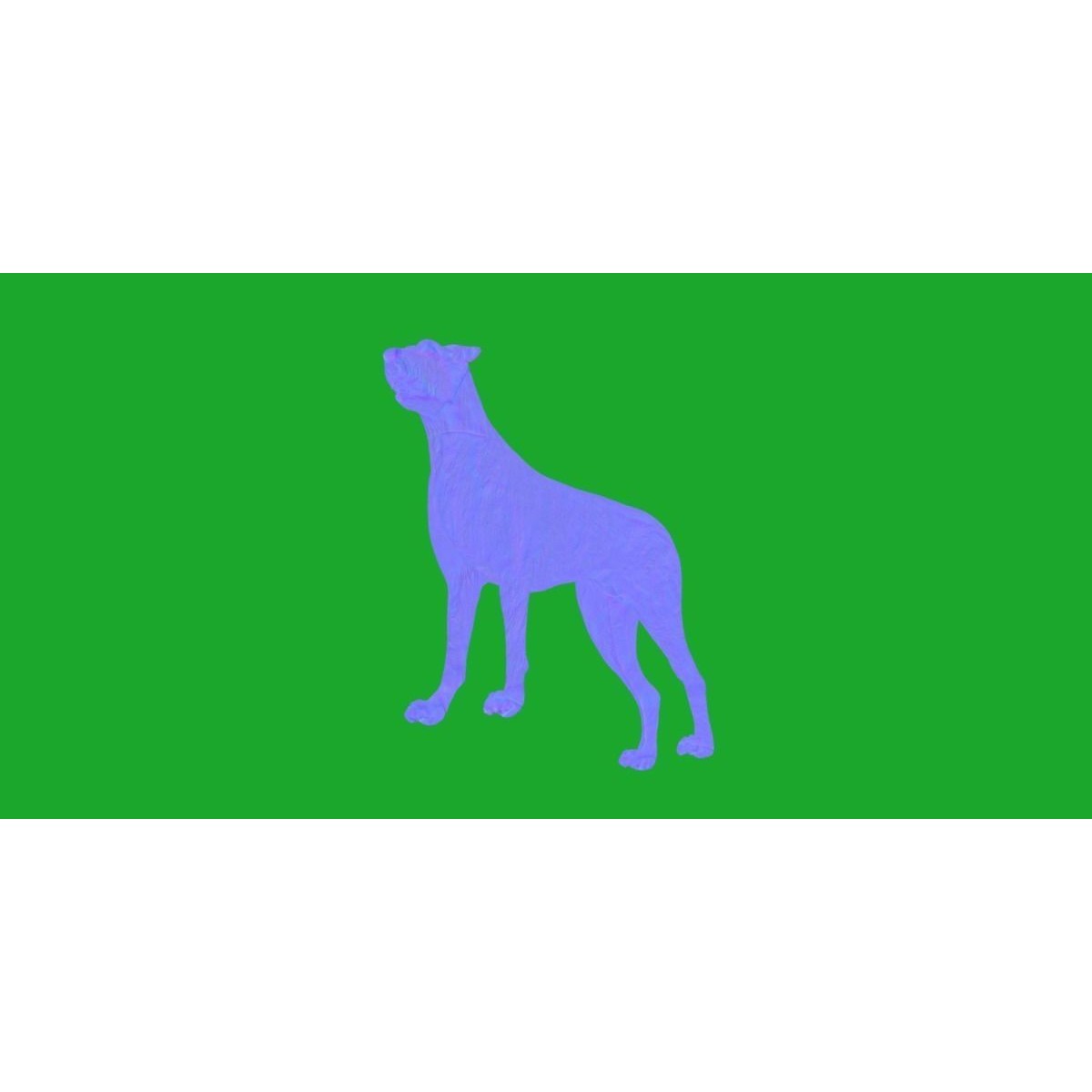 Irish Wolfhound Dog - Low-Poly Game-Ready 3D Model - View 32