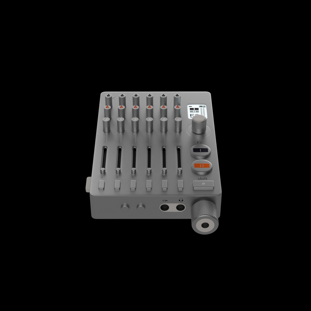 Teenage Engineering TX-6 3D Model – High-Quality Audio Device, FBX, OBJ - View 6