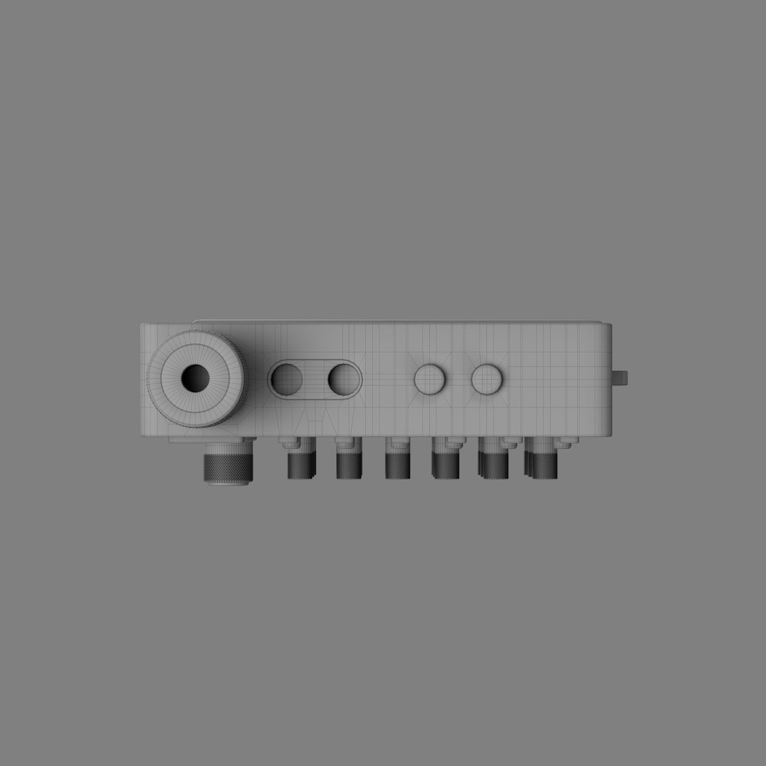 Teenage Engineering TX-6 3D Model – High-Quality Audio Device, FBX, OBJ - View 9