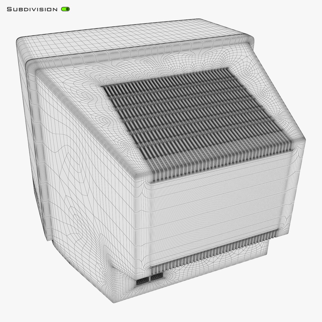 CRT Monitor 3D Model – High Poly Retro Display, FBX, OBJ, STL - View 20