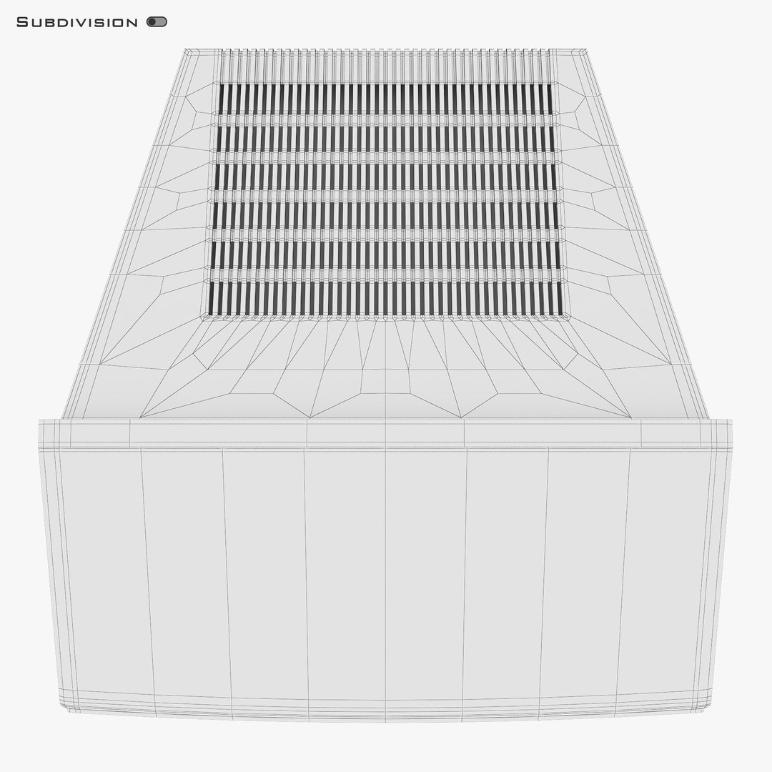 CRT Monitor 3D Model – High Poly Retro Display, FBX, OBJ, STL - View 33
