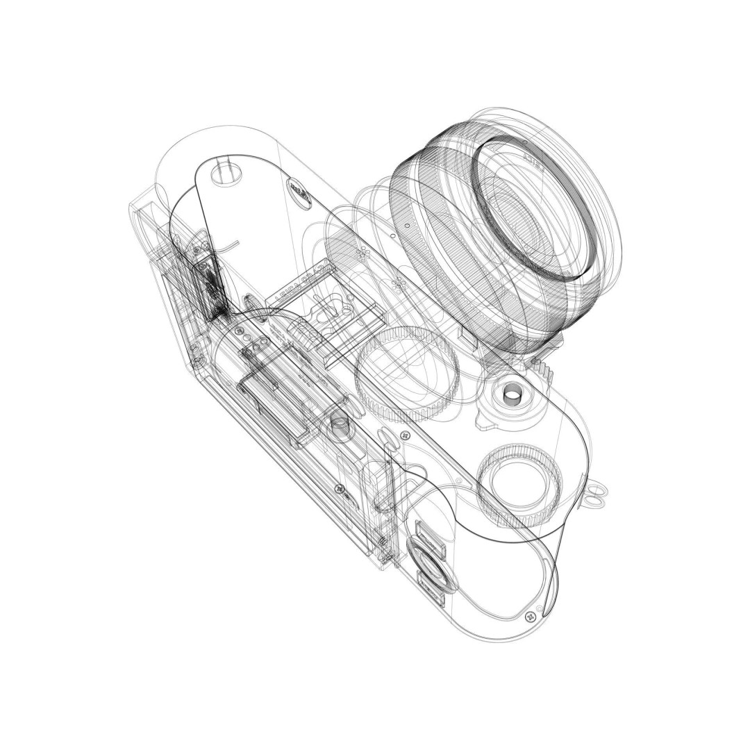 LEICA Q3 43 3D Model – Compact Digital Camera, PBR Textures, FBX