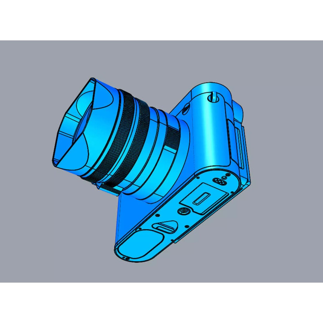 LEICA Q3 43 3D Model – Compact Digital Camera, PBR Textures, FBX - View 22