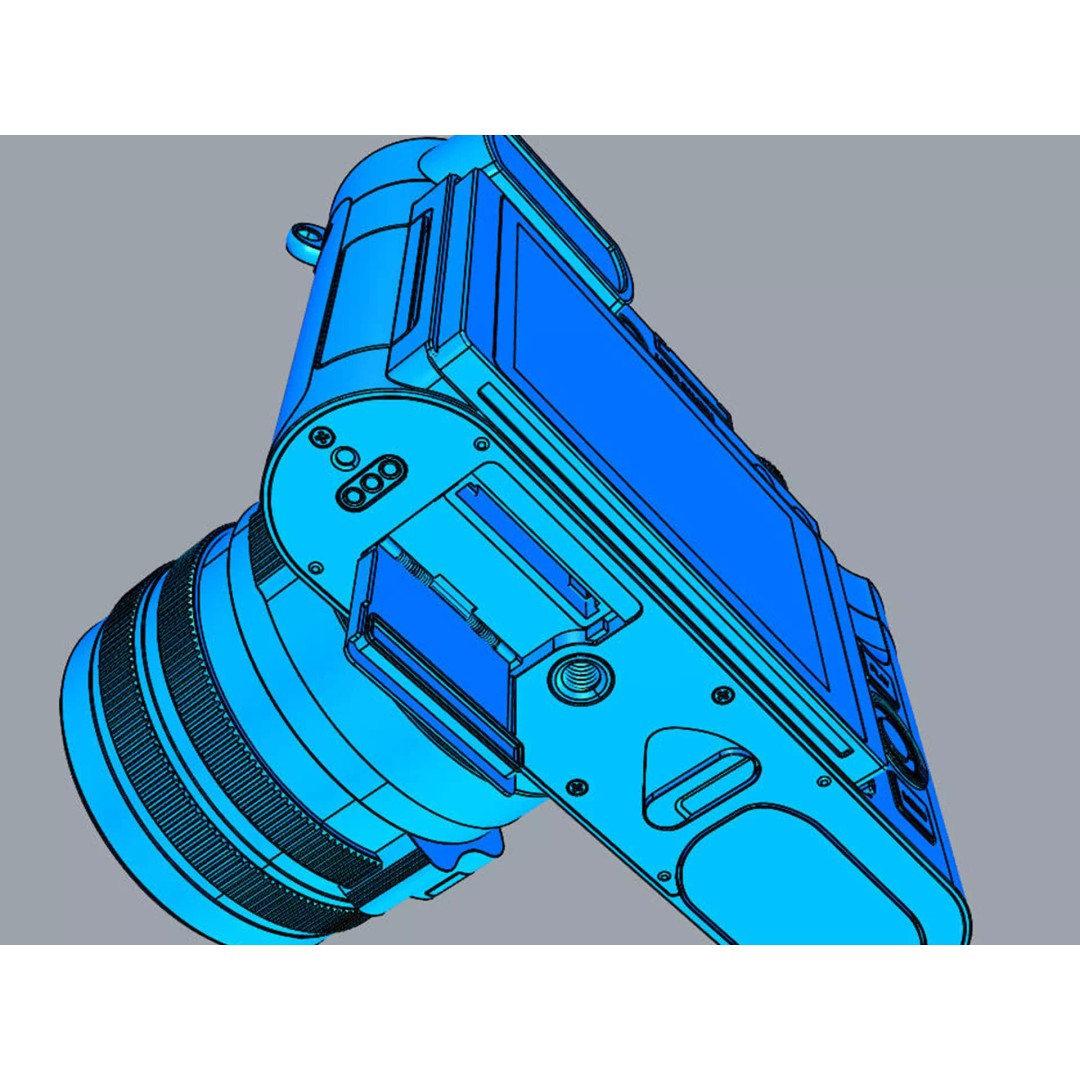 LEICA Q3 43 3D Model – Compact Digital Camera, PBR Textures, FBX - View 23