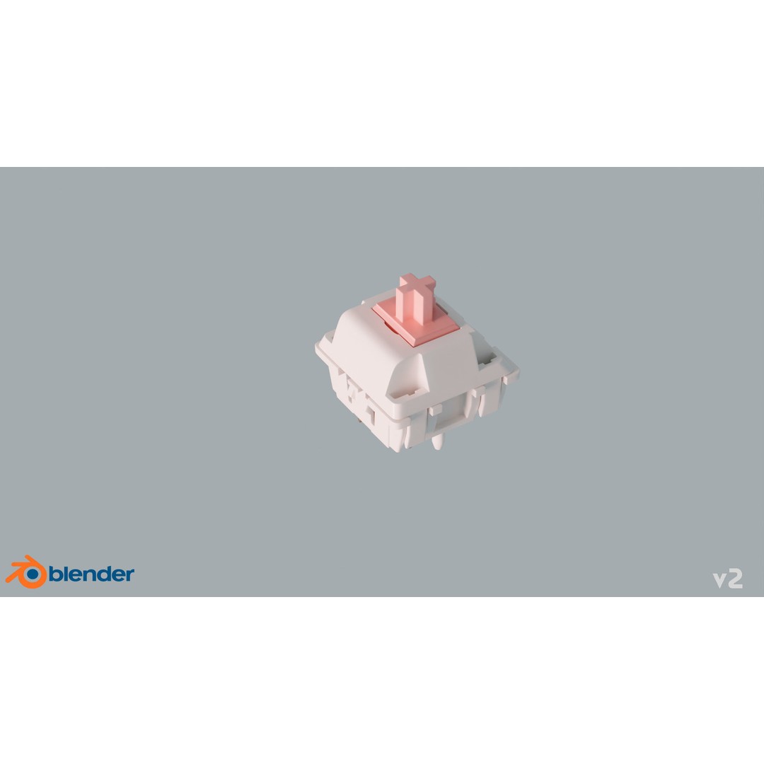 Mechanical Keyboard 3D Model – Arcade Style, PBR Textures, FBX - View 14