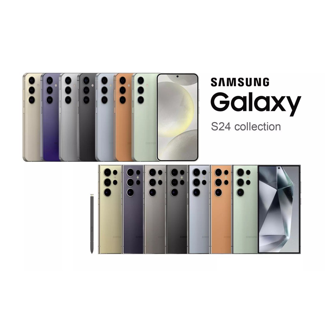 SAMSUNG Galaxy S24 3D Model – High Poly Smartphone Asset, FBX, OBJ - View 2