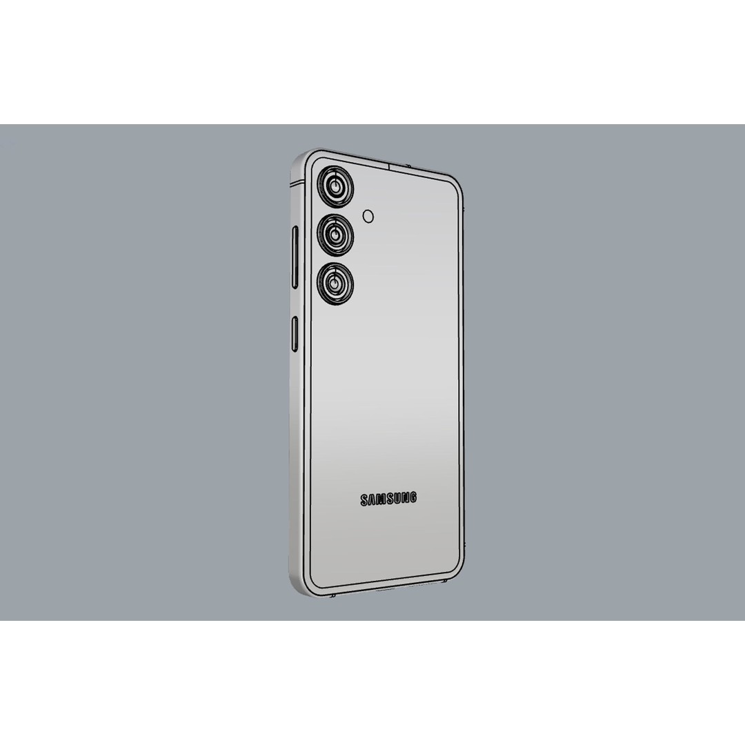 SAMSUNG Galaxy S24 3D Model – High Poly Smartphone Asset, FBX, OBJ - View 43