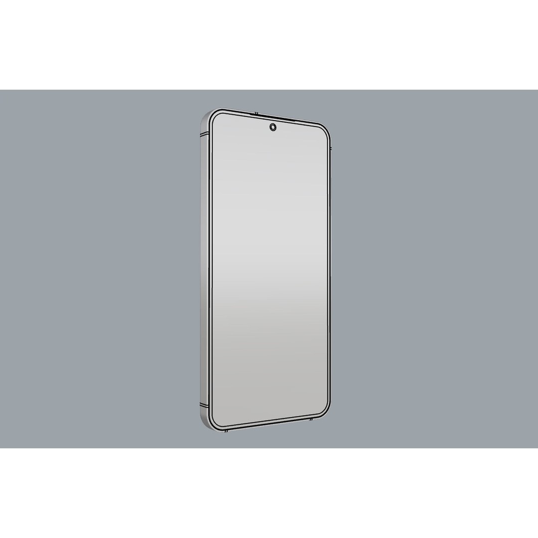 SAMSUNG Galaxy S24 3D Model – High Poly Smartphone Asset, FBX, OBJ - View 45