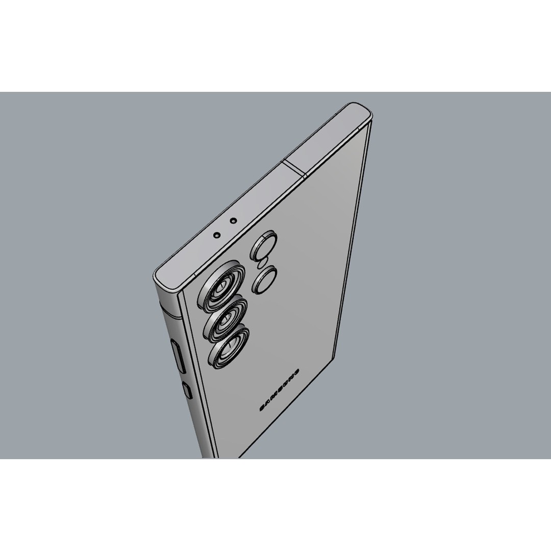 SAMSUNG Galaxy S24 3D Model – High Poly Smartphone Asset, FBX, OBJ - View 46