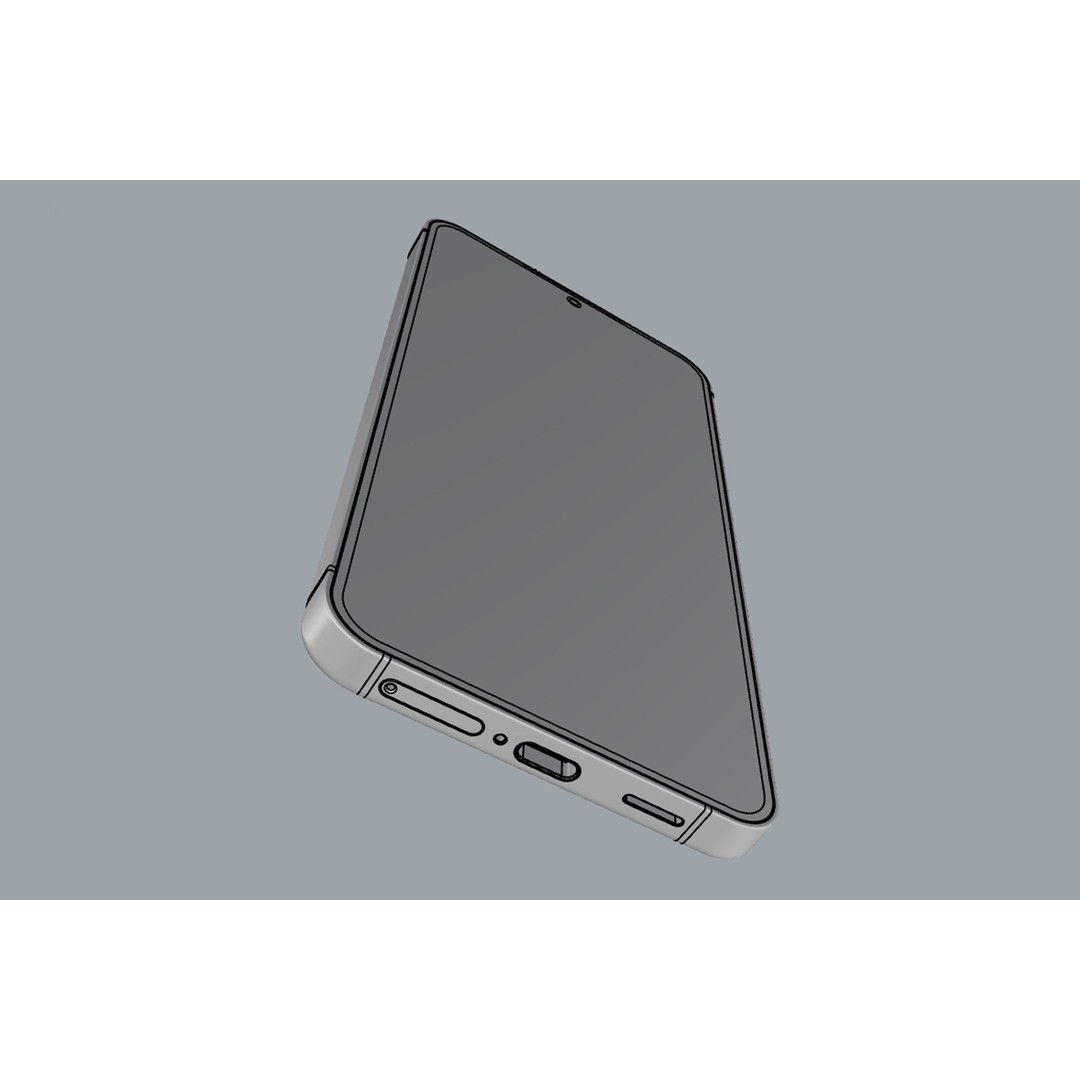 SAMSUNG Galaxy S24 3D Model – High Poly Smartphone Asset, FBX, OBJ - View 47