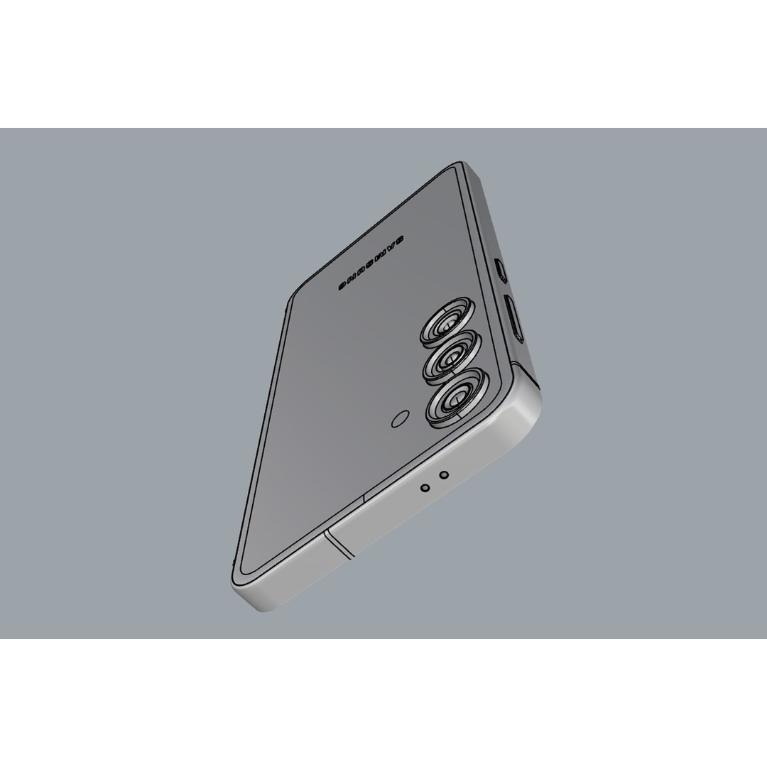 SAMSUNG Galaxy S24 3D Model – High Poly Smartphone Asset, FBX, OBJ - View 49