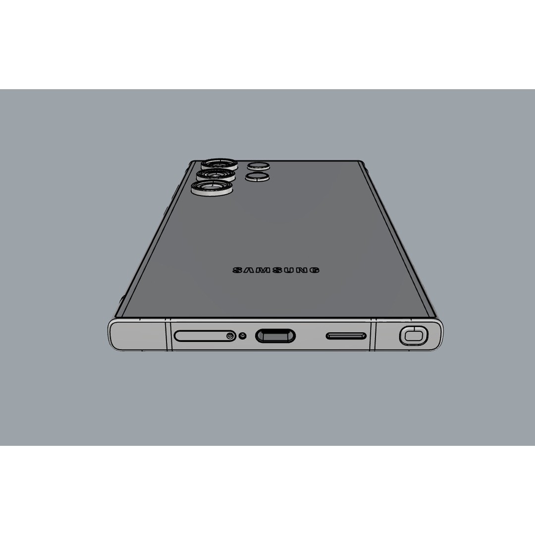 SAMSUNG Galaxy S24 3D Model – High Poly Smartphone Asset, FBX, OBJ - View 50