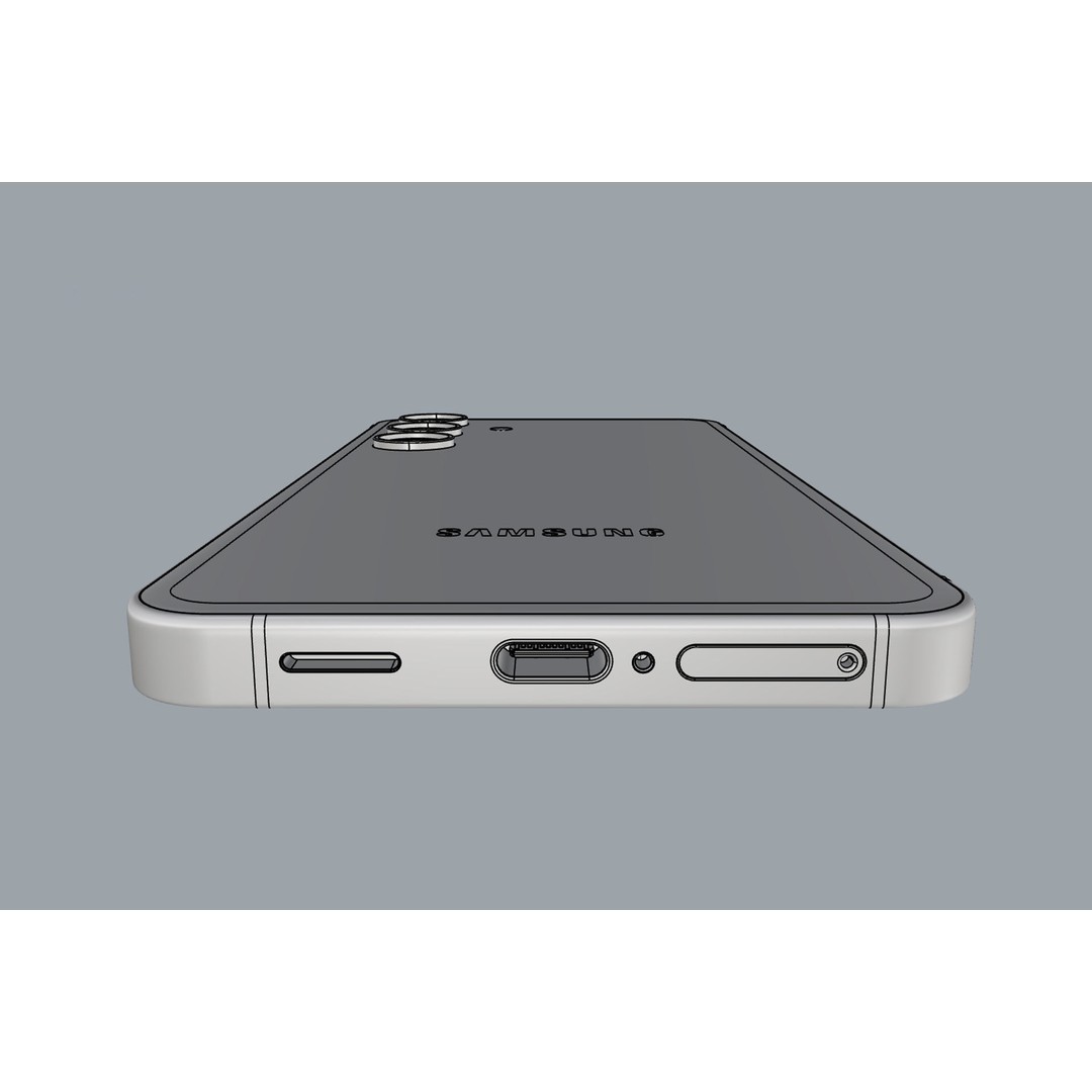 SAMSUNG Galaxy S24 3D Model – High Poly Smartphone Asset, FBX, OBJ - View 51