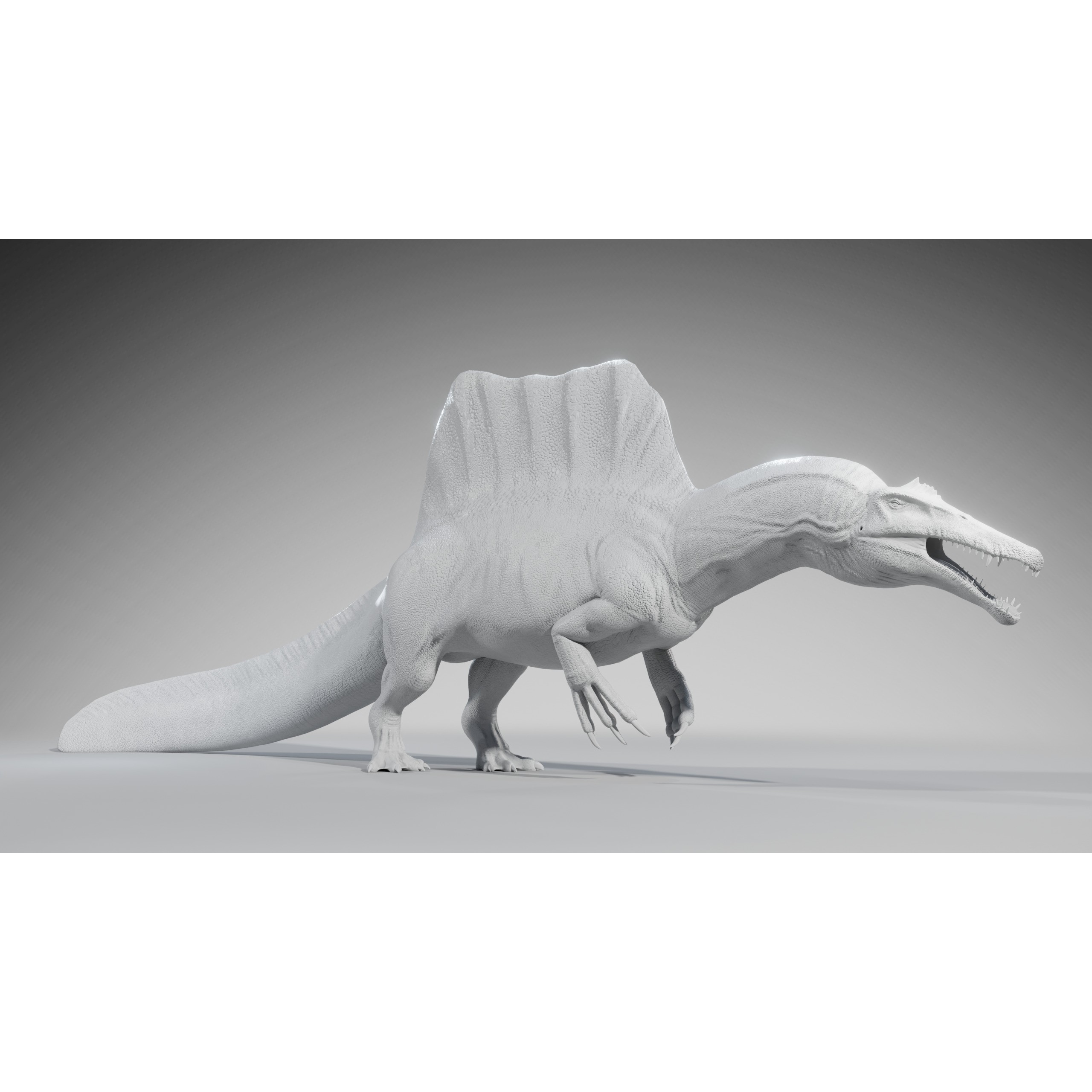 Spinosaurus - Low-Poly Game-Ready 3D Model - View 15