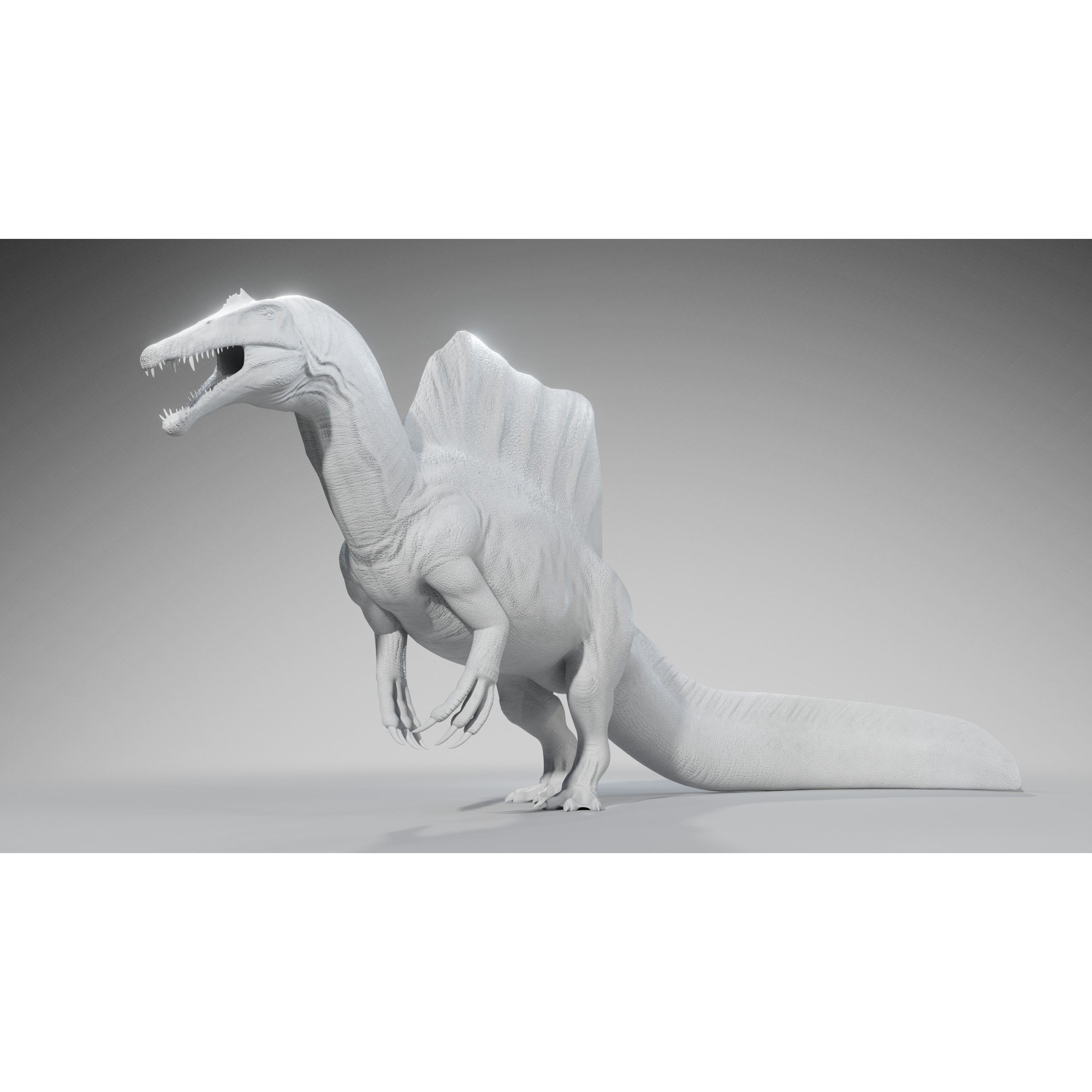 Spinosaurus - Low-Poly Game-Ready 3D Model - View 16