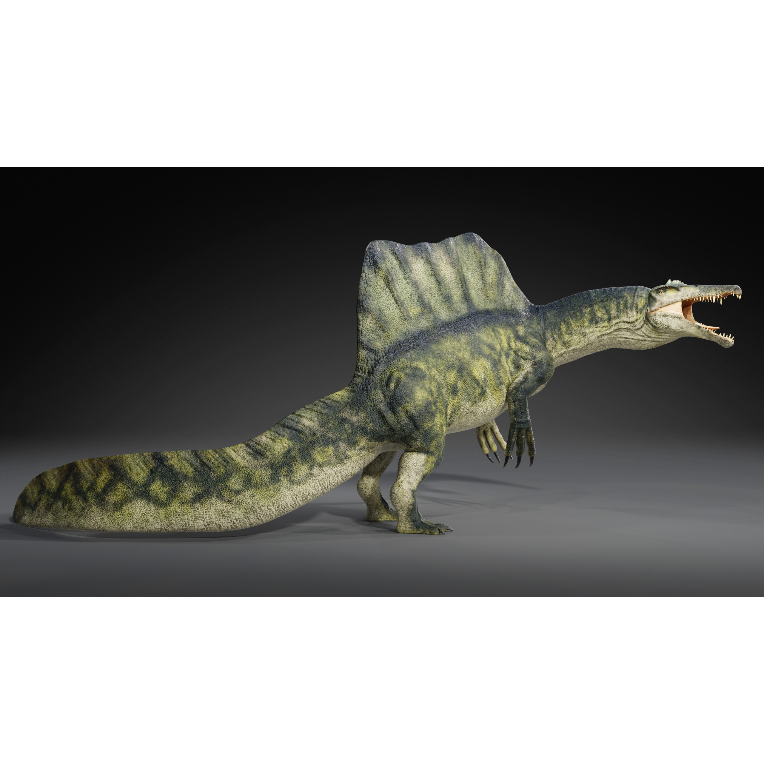 Spinosaurus - Low-Poly Game-Ready 3D Model - View 6