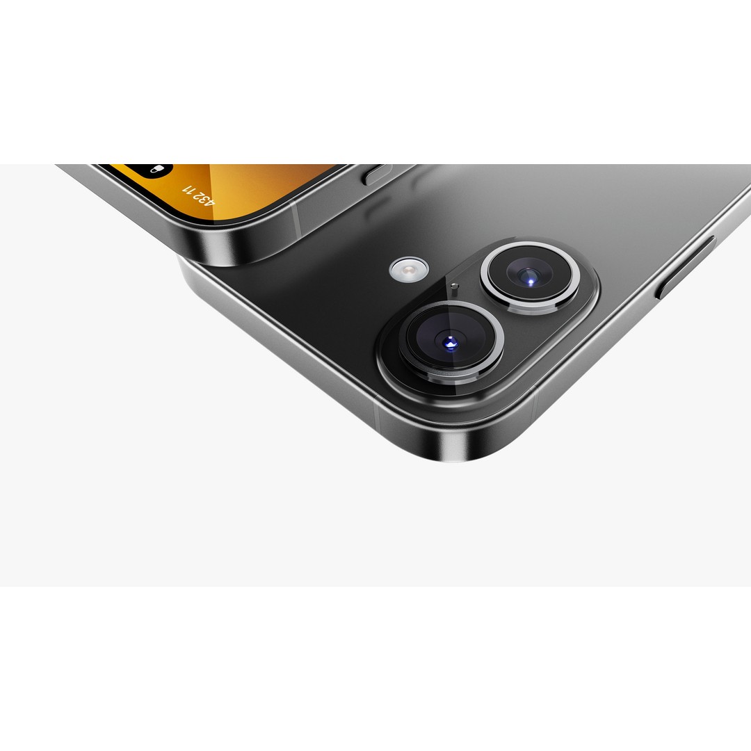 Apple iPhone 16 Black 3D Model – High Poly PBR Asset, FBX, OBJ - View 16