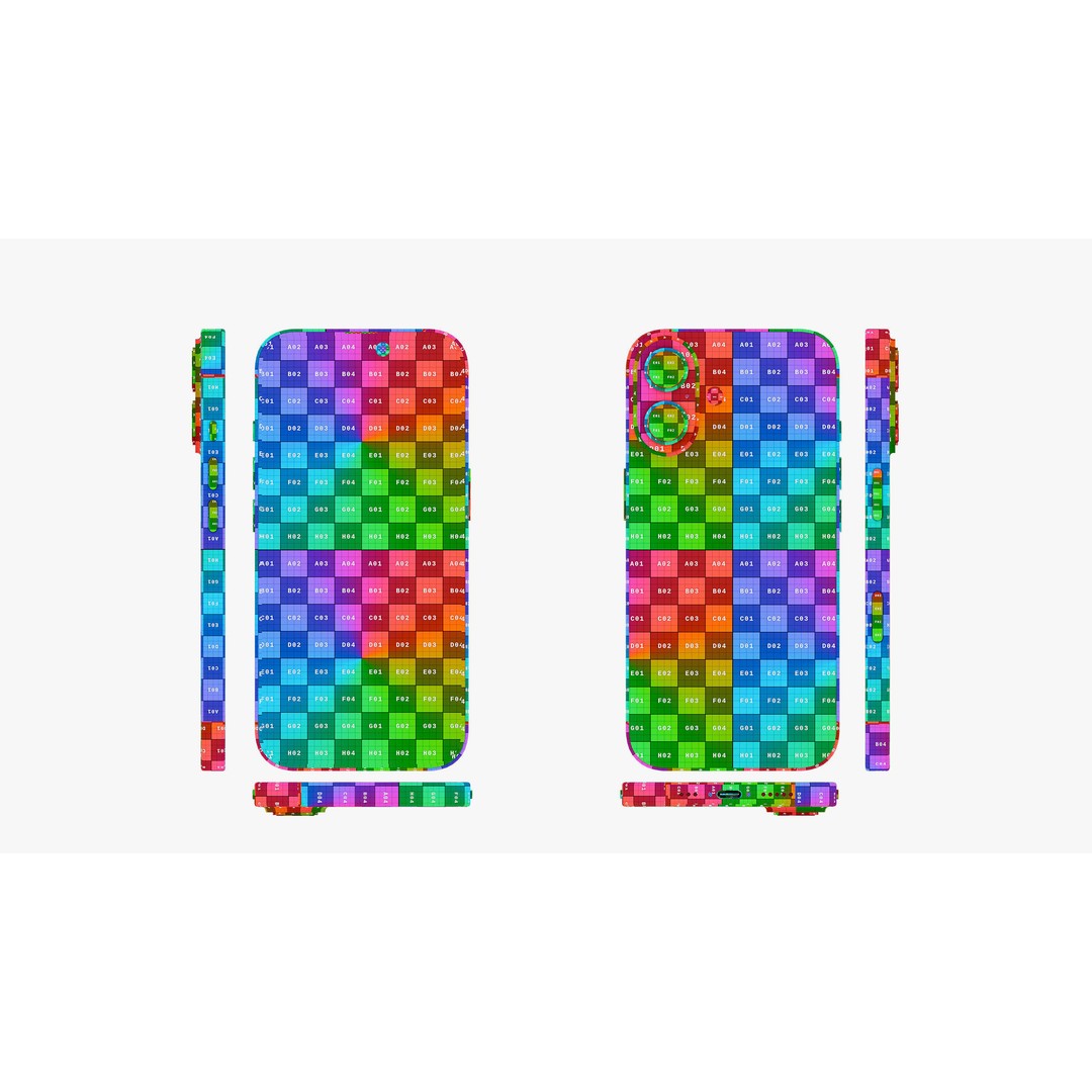 Apple iPhone 16 Black 3D Model – High Poly PBR Asset, FBX, OBJ - View 20