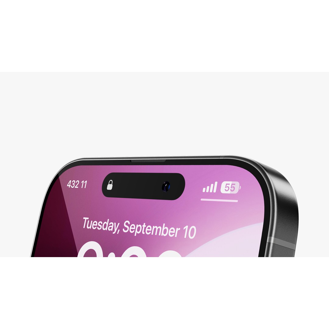 Apple iPhone 16 Black 3D Model – High Poly PBR Asset, FBX, OBJ - View 9