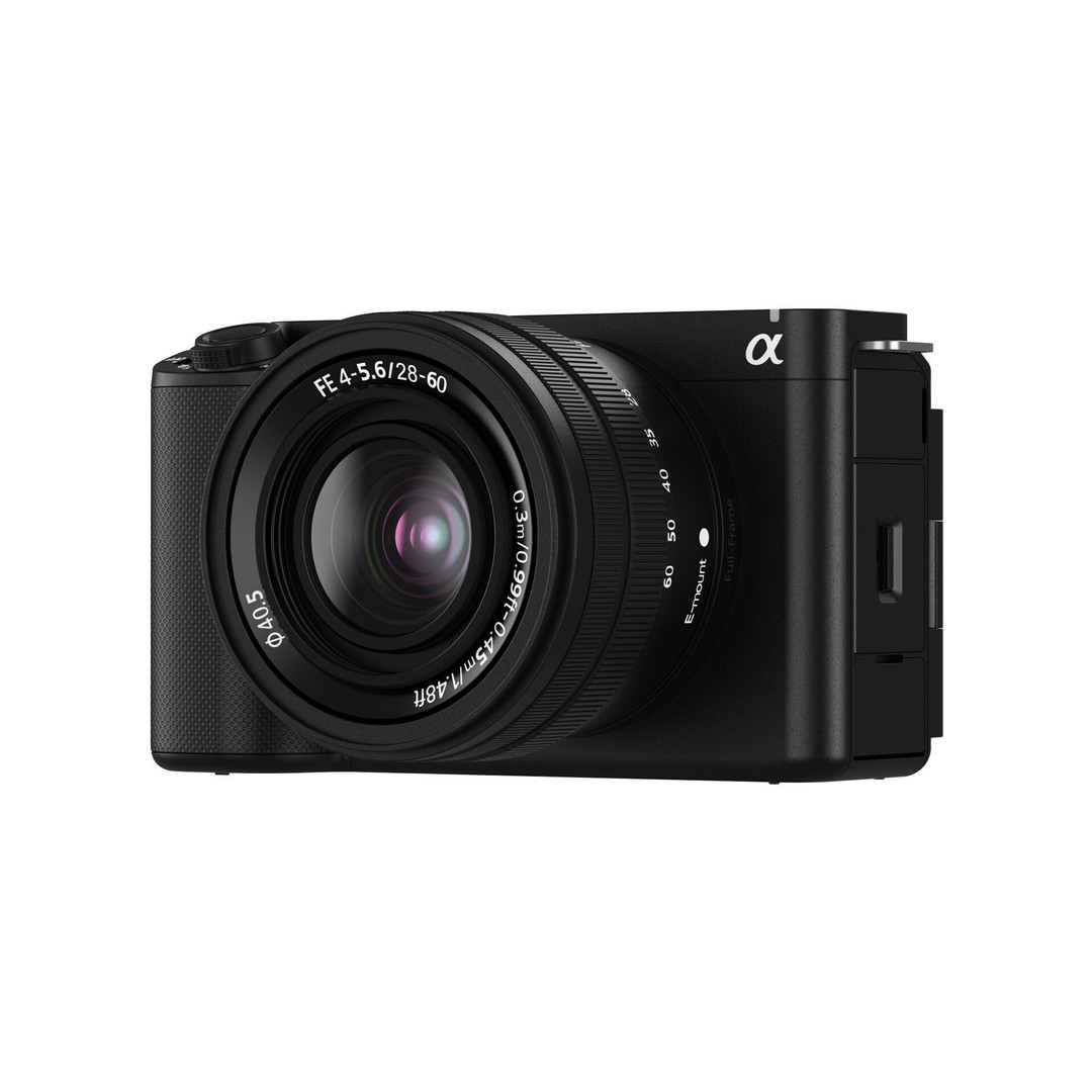 Sony Alpha ZV-E1 3D Model – Mirrorless Camera with FE 28-60mm Lens, FBX - View 13