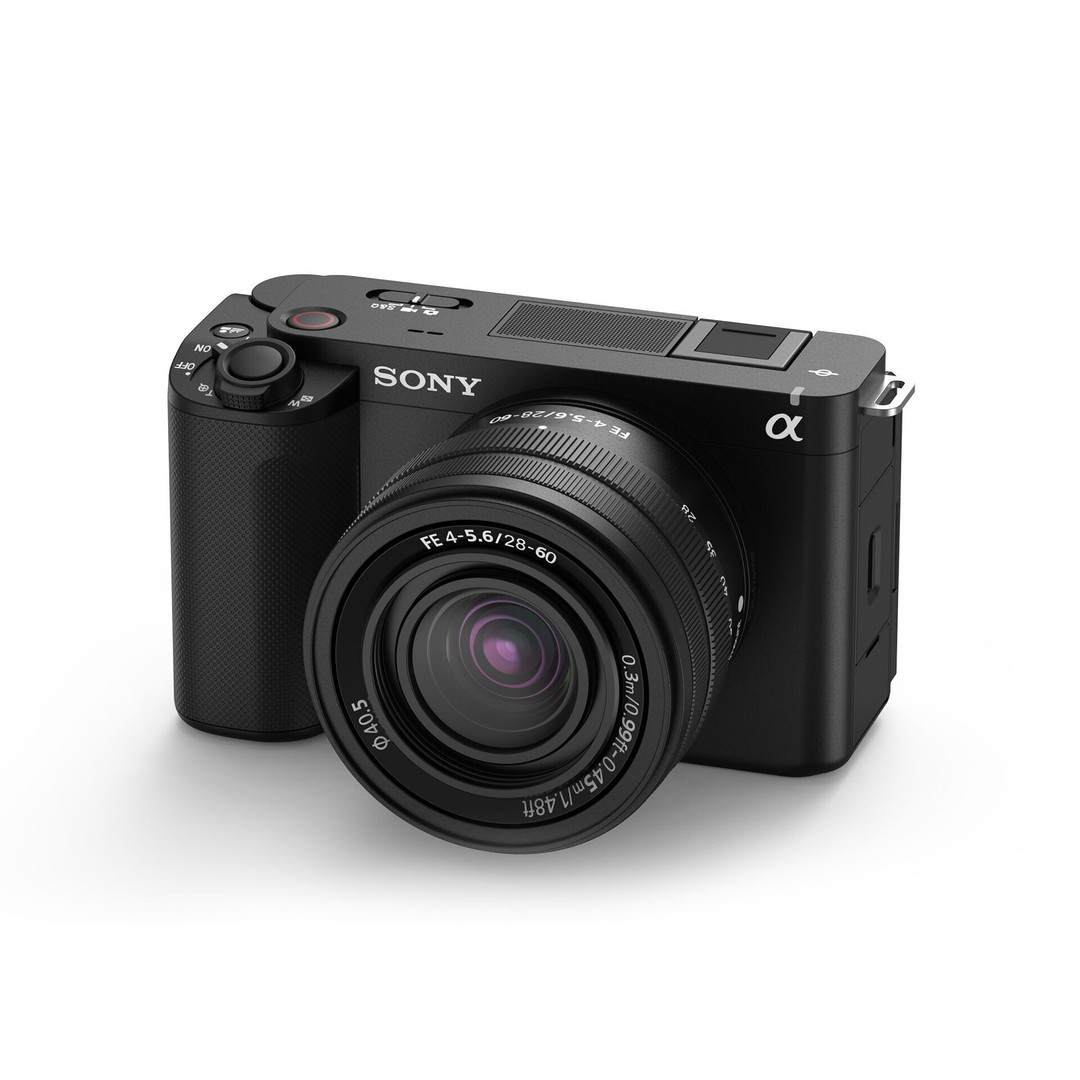 Sony Alpha ZV-E1 3D Model – Mirrorless Camera with FE 28-60mm Lens, FBX - View 14