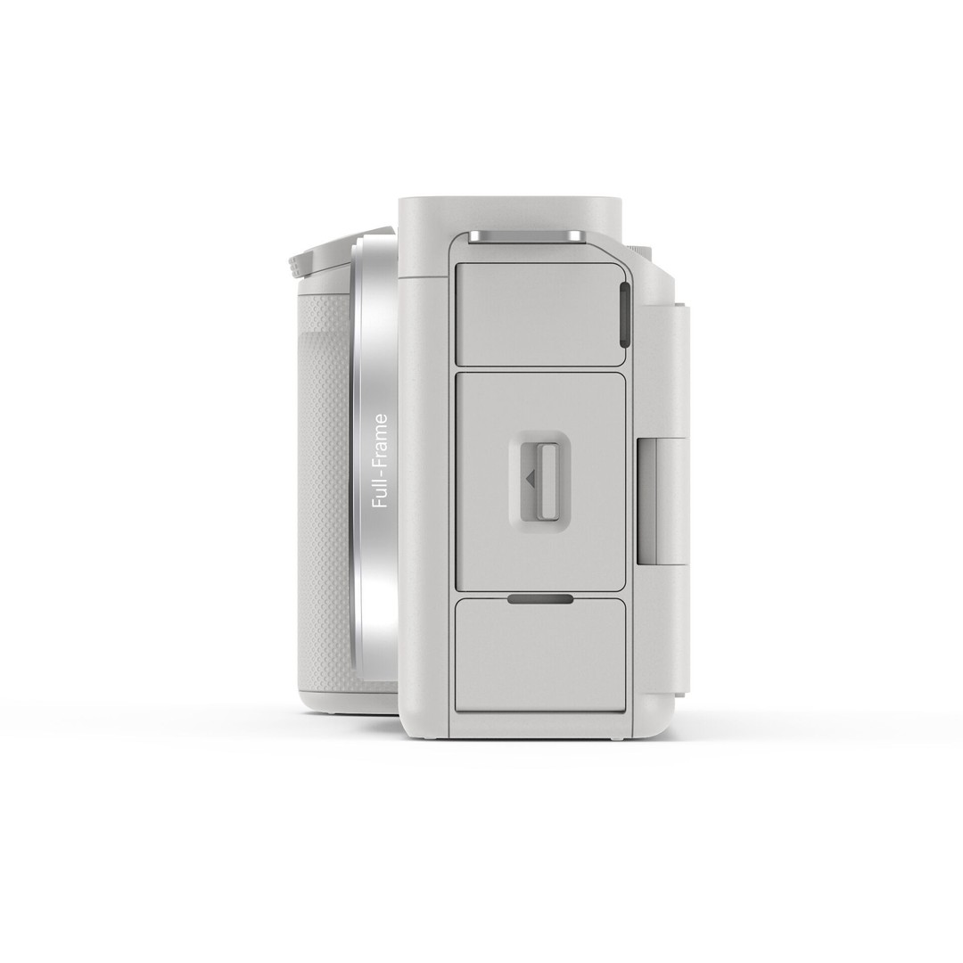 Sony Alpha ZV-E1 3D Model – Mirrorless Camera with FE 28-60mm Lens, FBX - View 8