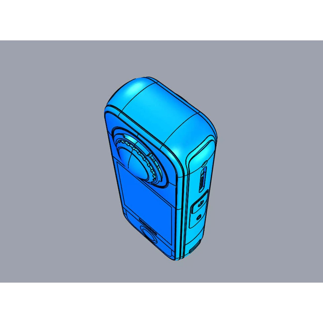 Insta360 X4 Air 3D Model – Realistic Camera with Invisible Selfie Stick, FBX - View 26