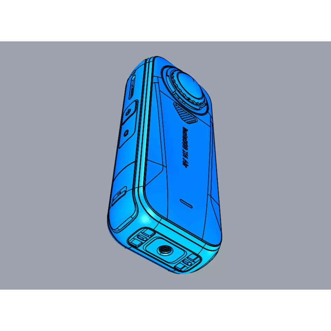 Insta360 X4 Air 3D Model – Realistic Camera with Invisible Selfie Stick, FBX - View 27