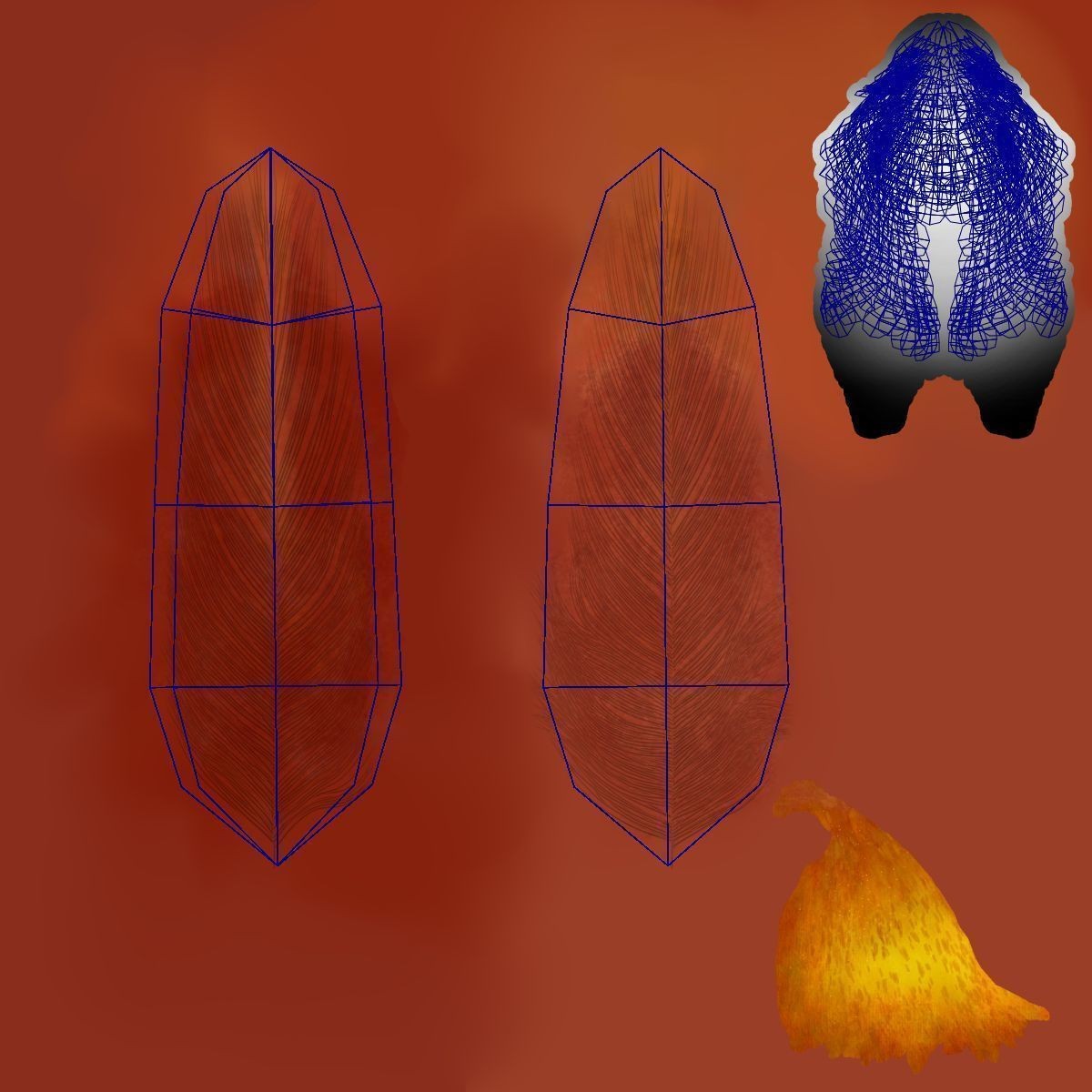 Black Cock - Rigged Animated Game-Ready 3D Model - View 34