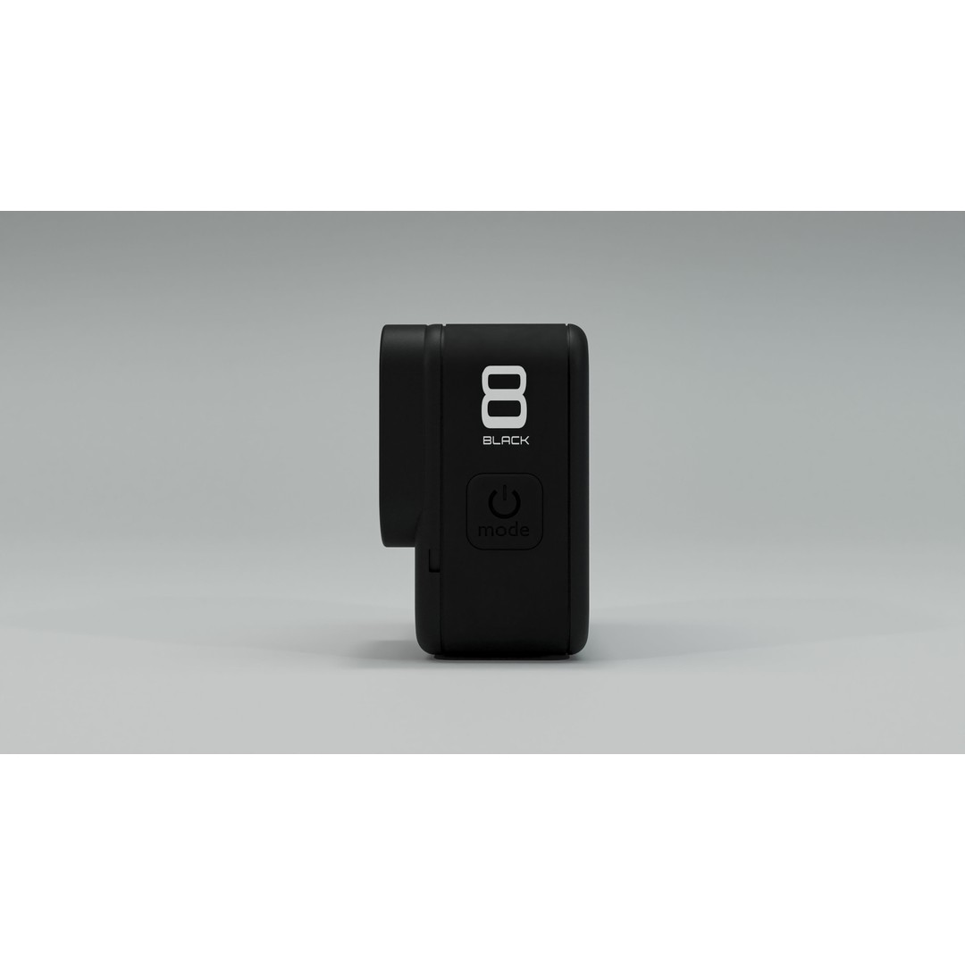 GoPro 8 Black 3D Model – Realistic Rigged Camera for Blender - View 24
