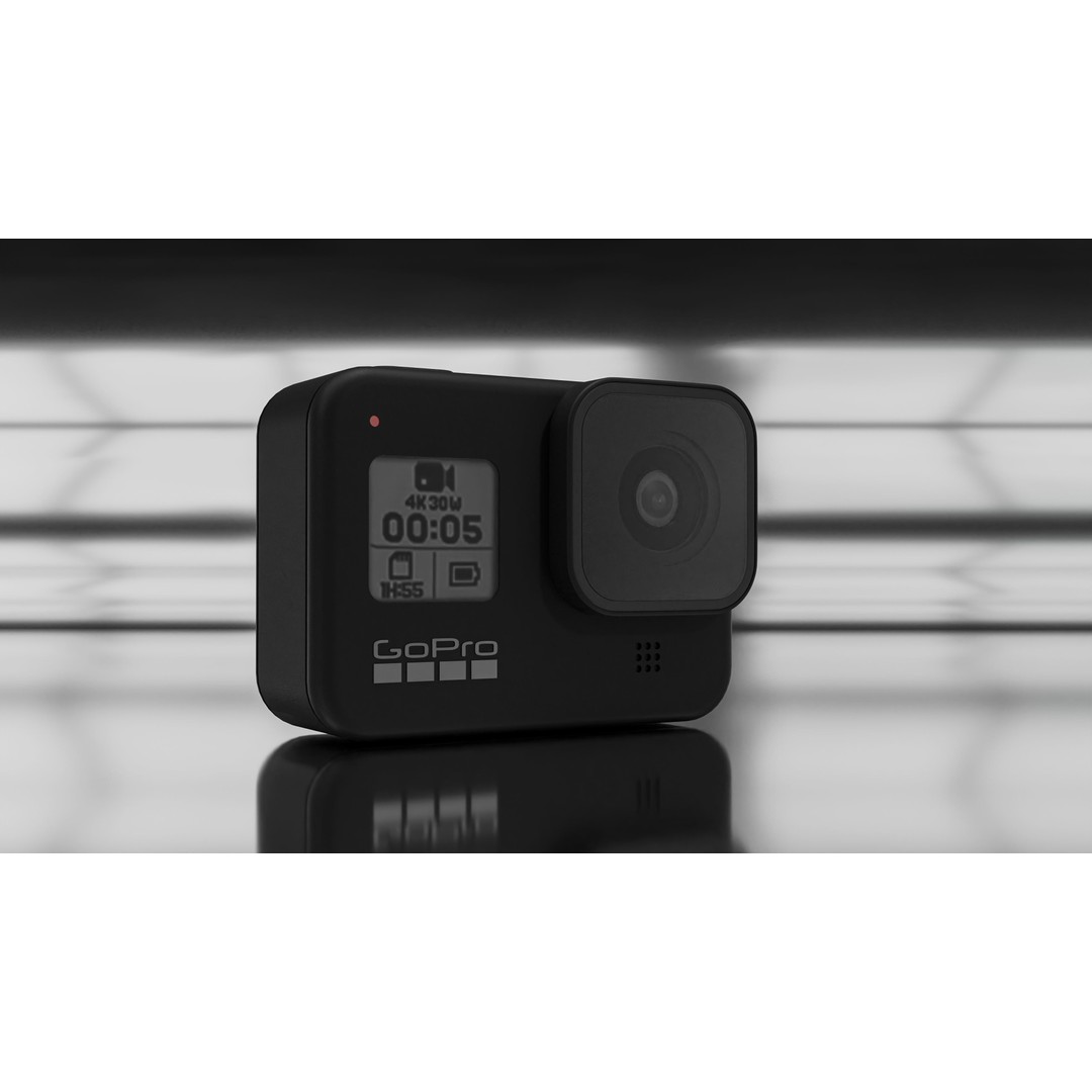 GoPro 8 Black 3D Model – Realistic Rigged Camera for Blender - View 4