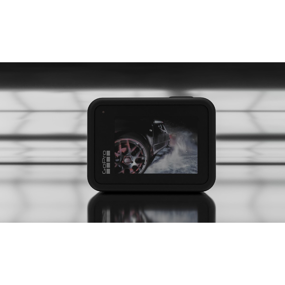 GoPro 8 Black 3D Model – Realistic Rigged Camera for Blender - View 7