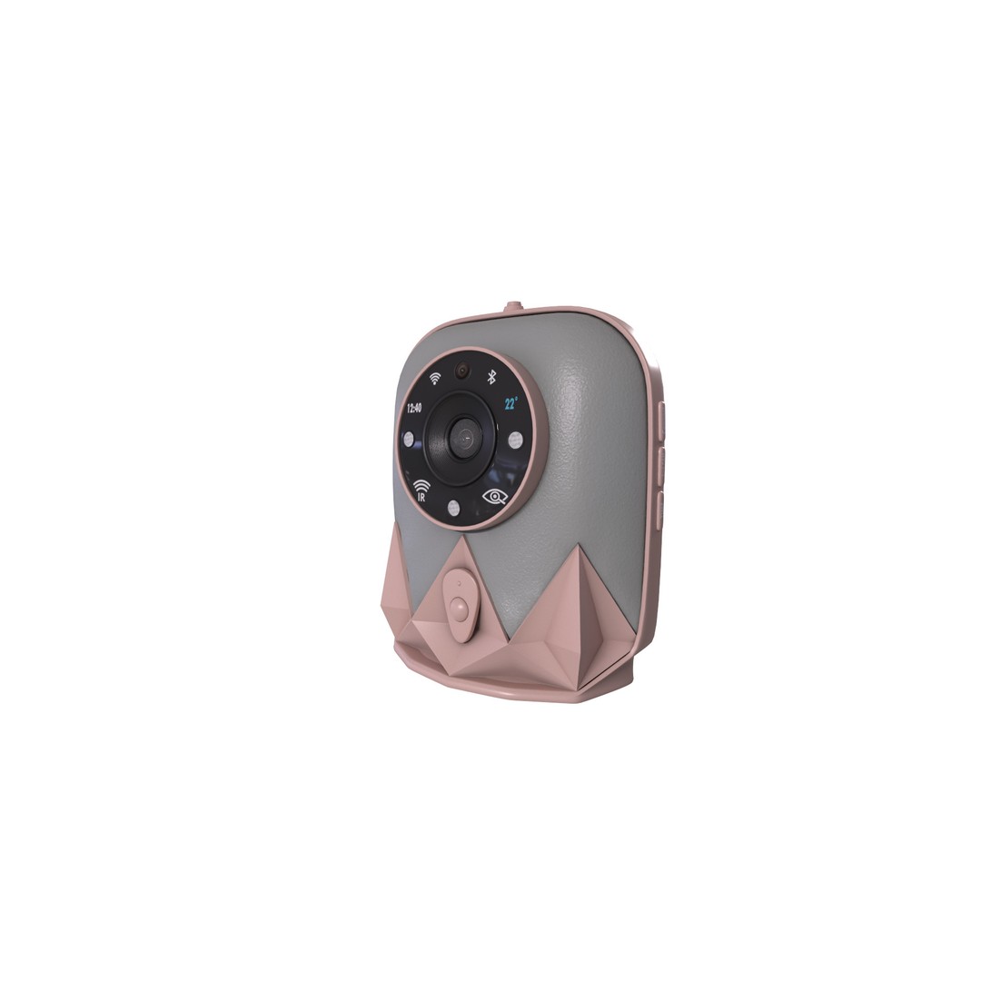 Baby Monitor 3D Model – Chic Design, PBR Textures, Blender Format - View 5