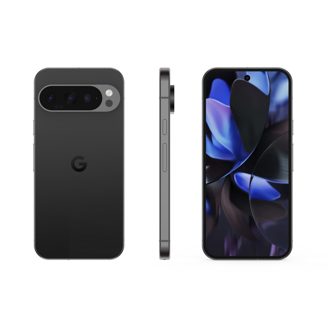 Google Pixel 9 and 9 Pro 3D Model – High Poly Smartphone Asset, FBX, OBJ - View 10