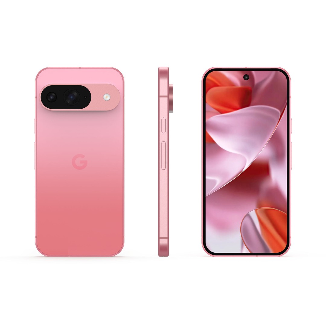 Google Pixel 9 and 9 Pro 3D Model – High Poly Smartphone Asset, FBX, OBJ - View 3